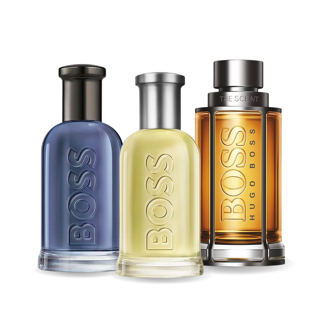 Pack de 3 perfumes: Boss Bottled, Boss The Scent y Boss Bottled Infinite – 100 ml